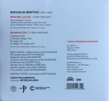 CD Bohuslav Martinů: What Men Live By / Symphony No.1