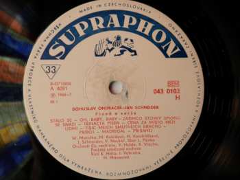 LP Bohuslav Ondráček: Písně A Verše