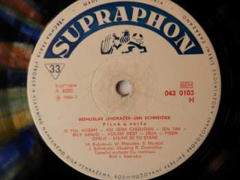 LP Bohuslav Ondráček: Písně A Verše