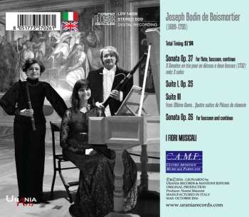 CD Joseph Bodin De Boismortier: Winds In Versailles