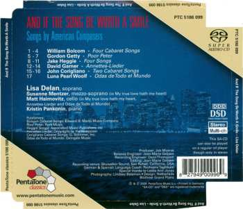 SACD Jake Heggie: And If The Song Be Worth A Smile (Songs By American Composers)