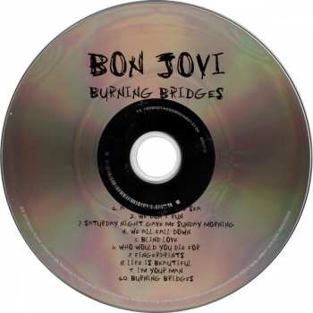 CD Bon Jovi: Burning Bridges