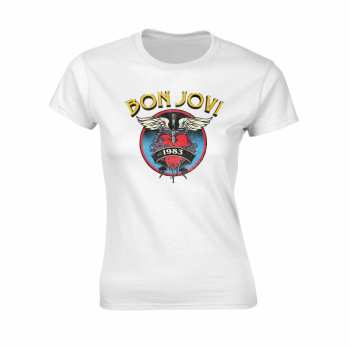 Merch Bon Jovi: T-shirt Dames Heart '83