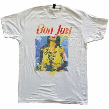 Merch Bon Jovi: T-shirt Slippery When Wet Original Cover 