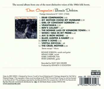 CD Bonnie Dobson: Dear Companion