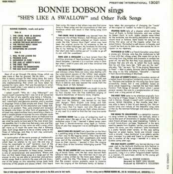 CD Bonnie Dobson: She's Like A Swallow