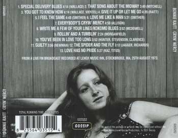 CD Bonnie Raitt: Crying' Mercy