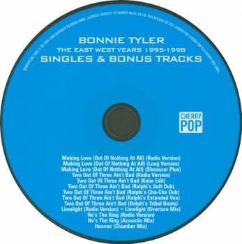 3CD Bonnie Tyler: The East West Years 1995-1998