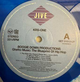 2LP Boogie Down Productions: Ghetto Music: The Blueprint Of Hip Hop CLR | LTD