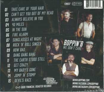 CD Boppin' B: We Don't Care