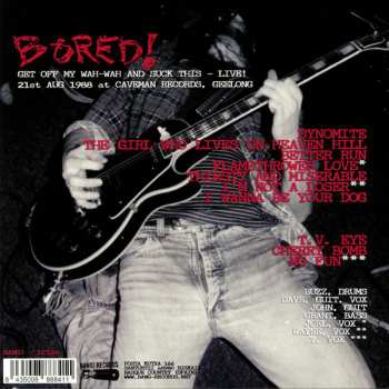 LP Bored!: Get Off My Wah-Wah And Suck This - Live!