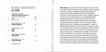 CD Boris Andrianov: Alone