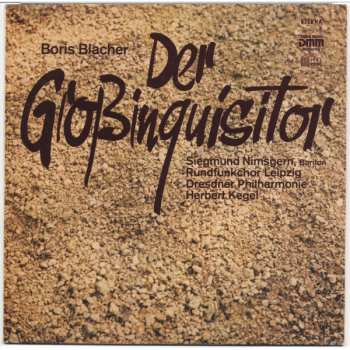 Album Herbert Kegel: Der Großinquisitor