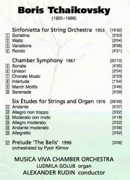 CD Alexander Rudin: Chamber Symphony / Sinfonietta For Strings