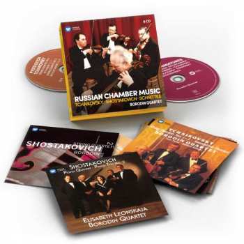 8CD Borodin String Quartet: Russian Chamber Music: Tchaikovsky . Shostakovitch . Schnittke