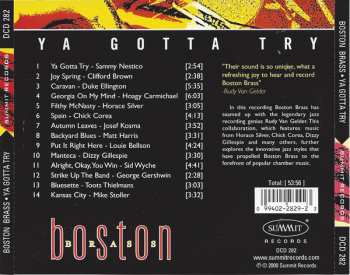 CD Boston Brass: Ya Gotta Try