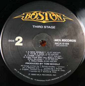 LP Boston: Third Stage