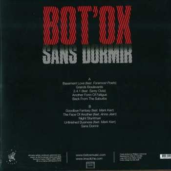 LP/CD Bot'Ox: Sans Dormir