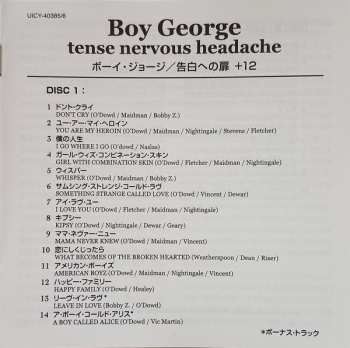 2CD Boy George: Tense Nervous Headache LTD | DIGI