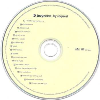 CD Boyzone: ...By Request