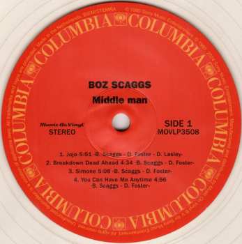 LP Boz Scaggs: Middle Man CLR | LTD