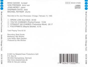 CD Von Freeman: Inside Chicago Vol. 1