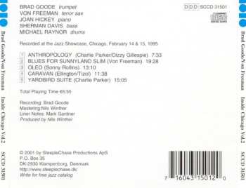 CD Von Freeman: Inside Chicago Vol. 2