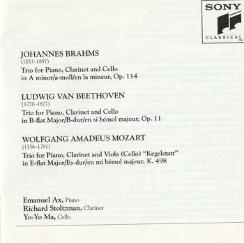 CD Ludwig van Beethoven: Trios For Piano, Clarinet & Cello