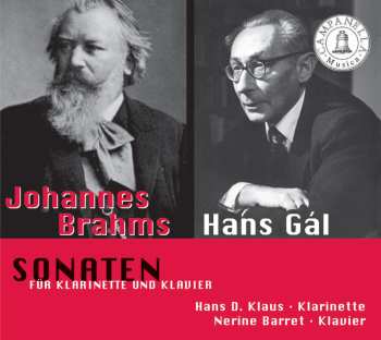 Album Brahms / Gal / Klaus / Barret: Sonatas For Clarinet & Piano