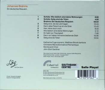 CD Johannes Brahms: Ein Deutsches Requiem