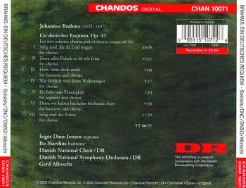 CD Johannes Brahms: Ein Deutsches Requiem