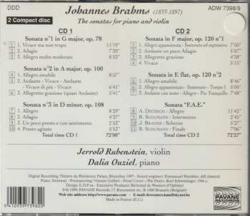 2CD Johannes Brahms: 5 Sonatas - Sonata "F.A.E."