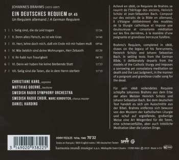 CD Johannes Brahms: Ein Deutsches Requiem