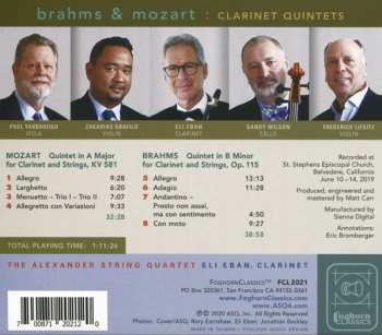 CD Johannes Brahms: Clarinet Quintets