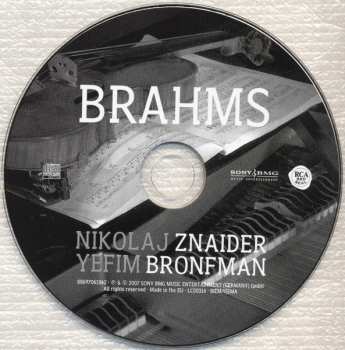 CD Johannes Brahms: Complete Works For Violin And Piano