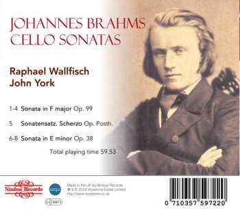 CD Johannes Brahms: Cello Sonatas