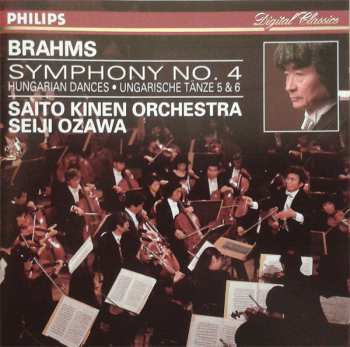 Album Johannes Brahms: Symphony No. 4 / Hungarian Dances = Ungarische Tänze 5 & 6