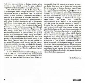 CD Robert Schumann: Piano Concerto No. 2 / Introduction And Allegro Appassionato