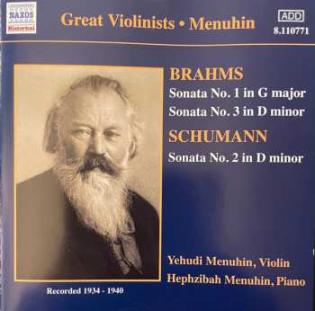 Album Robert Schumann: Sonata N°1 In G Minor , Sonata N°3 In D Minor / Sonata N°2 In D Minor