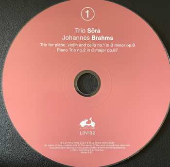 2CD Johannes Brahms: The Piano Trios