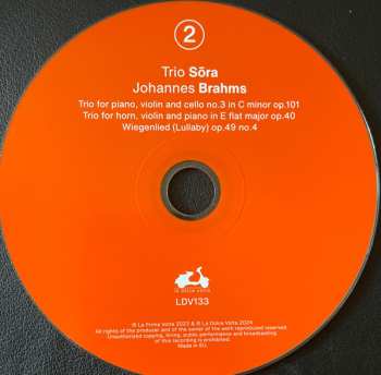 2CD Johannes Brahms: The Piano Trios
