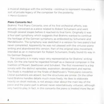 2CD Johannes Brahms: Piano Concertos 1 & 2