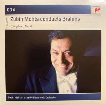 4CD/Doos Johannes Brahms: Zubin Mehta Conducts Brahms (Symphonies Nos. 1-4 • Tragic Overture • Haydn Variations)