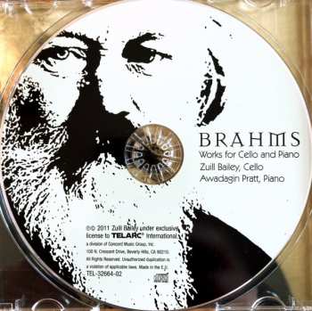 CD Johannes Brahms: Works For Cello And Piano
