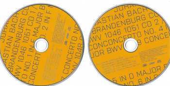 2CD Johann Sebastian Bach: Brandenburg Concertos BWV 1046-1051 / Complete 