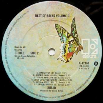 LP Bread: The Best Of Bread (Volume Two)