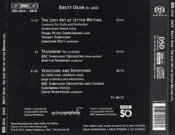 SACD BBC Symphony Chorus: The Lost Art Of Letter Writing / Testament / Vexations And Devotions