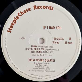 LP The Brew Moore Quartet: If I Had You
