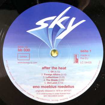 LP Brian Eno: After The Heat