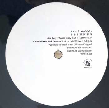 LP Brian Eno: Spinner